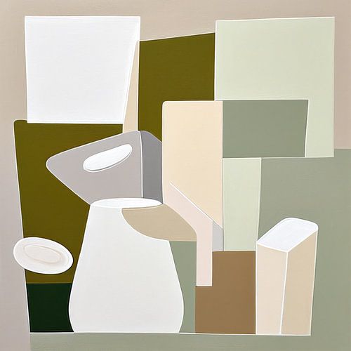 Abstract warme kleuren