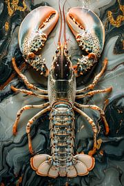 Lobster on marble by Steffen Gierok