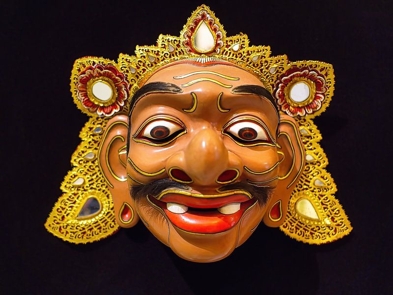 Barong Masker van Eduard Lamping