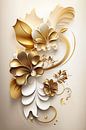 Gouden flora vormen van Bert Nijholt thumbnail