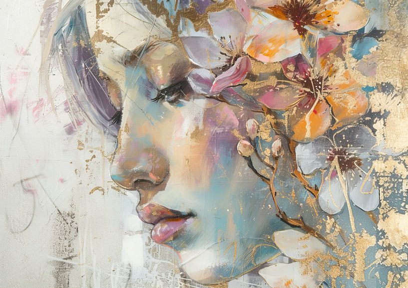 Women's Painting | Dream Petals by Art Whims