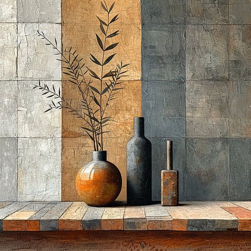 Rustikale Eleganz Array von Kunst Laune