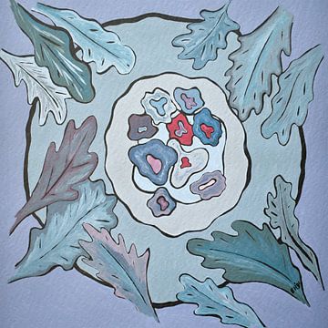 EH PAINTING ART 1989 #0022 For mum Original by Willem Hartgers