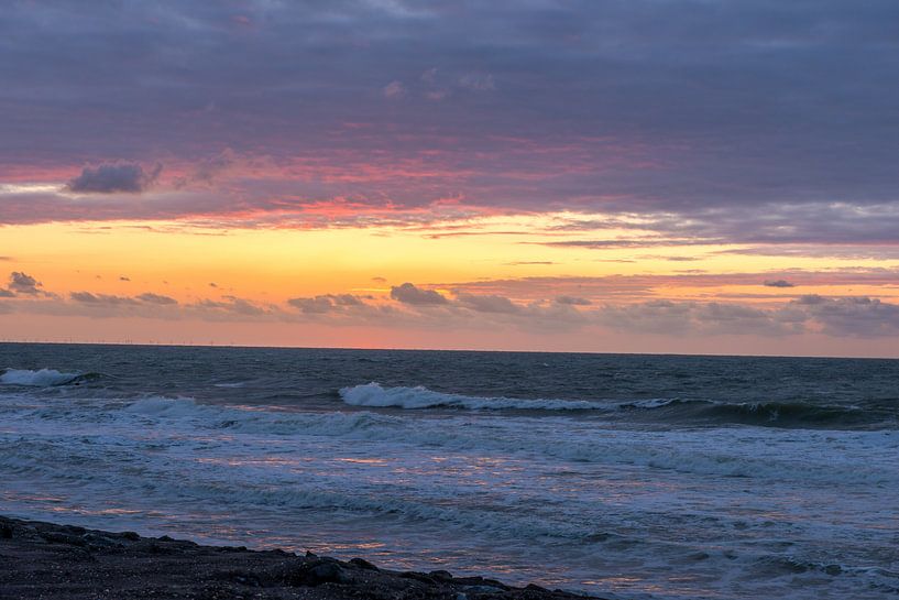 Zonsondergang Westkapelle by Harold  van Zandvoort