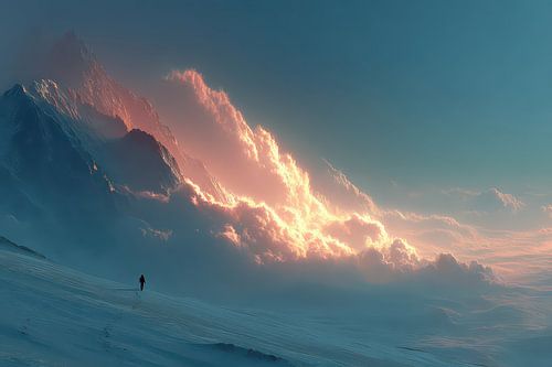 minimalisme mens in de natuur