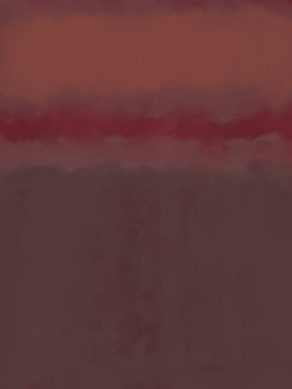 Œuvre d'art inspirée de Mark Rothko dans des tons sourds et profonds