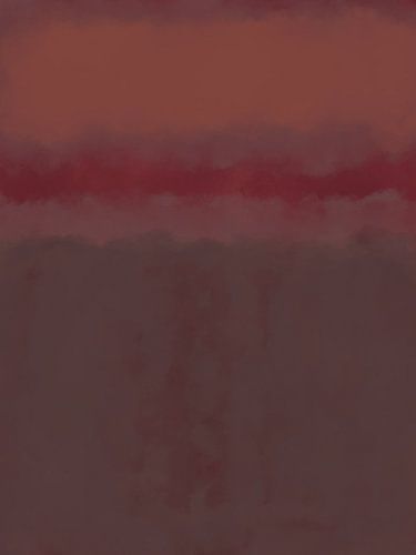 Œuvre d'art inspirée de Mark Rothko dans des tons sourds et profonds