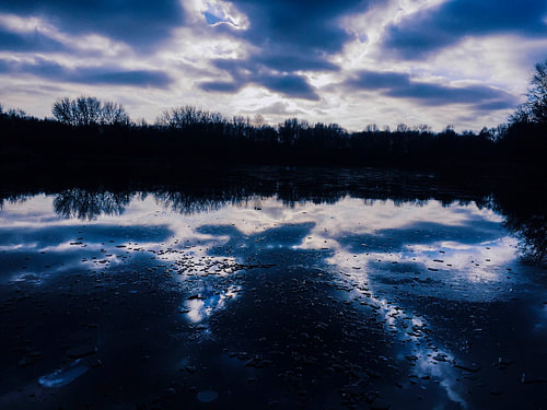 Bevroren meer