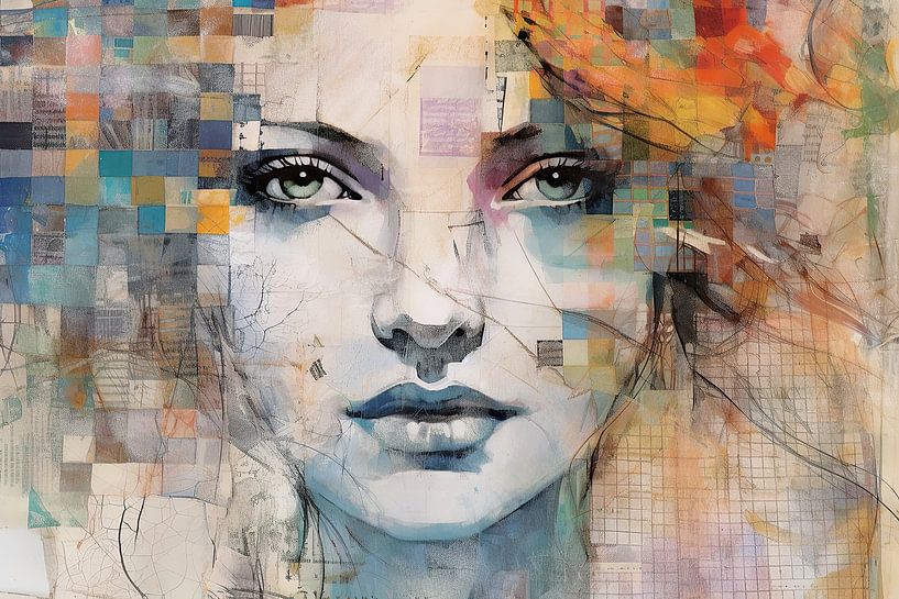 Scarlett | Peinture de portrait par La collection ARTEO