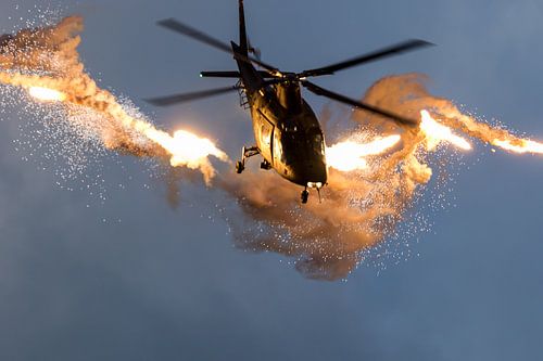 Augusta with flares
