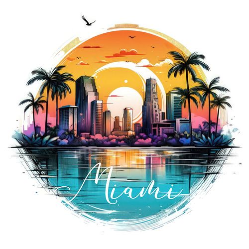 Illustratie Miami