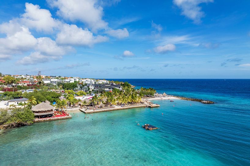 Drone shot Jan Thiel Curacao by Keesnan Dogger Fotografie