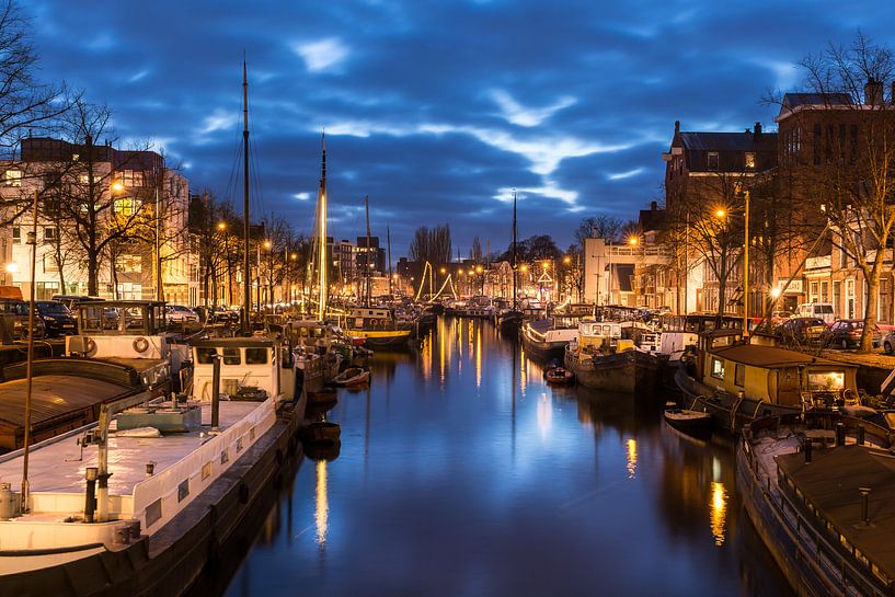 Winterwelvaart zicht op de Noorderhaven_2016 by Ronnie Schuringa