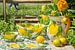 Piccobella servies met citroenen van Christa Thieme-Krus