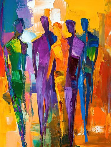 Personnes colorées | Figures colorées