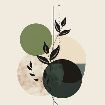 Abstracte natuur van Poster Art Shop