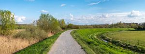 Fietsweg door het platteland van Werner Lerooy