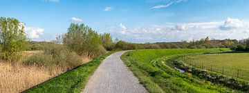 Cycling road through the countryside by Werner Lerooy