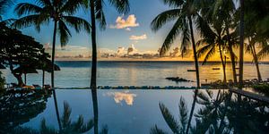 Sonnenuntergang vor Mauritius