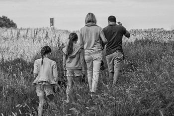 A family in the countryside