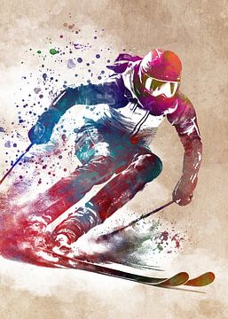 Alpine skiing #ski #skiing #sport by JBJart Justyna Jaszke