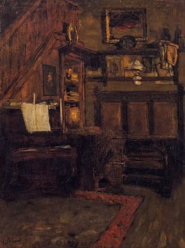 Carl Schuch, Schuch's workshop in Venice, ca 1881