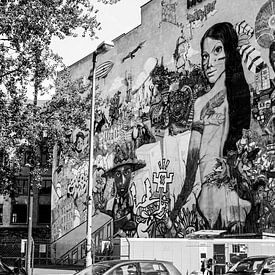 Graffiti Berlin East van Jacob Perk