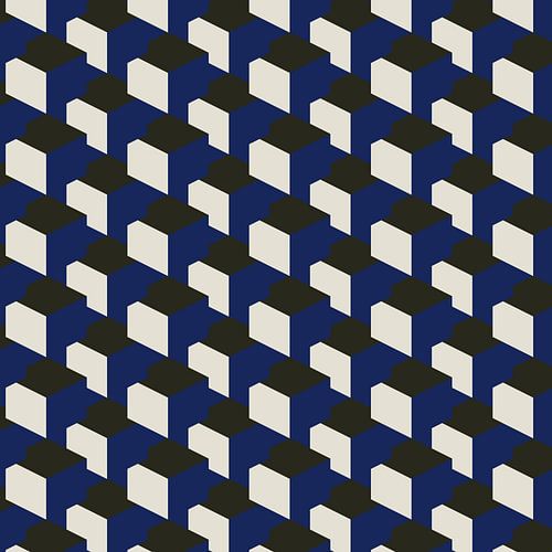 Geometrisch jaren 70 retro-patroon nr. 5