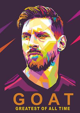 Lionel Messi GOAT van Royyen Roy