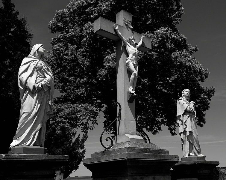 Jesus on the cross by Herman Moor