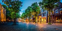 Akerkhof Groningen an einem Sommerabend
