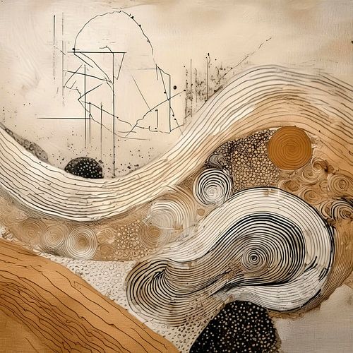 Wabi Sabi kunst: Perfecte imperfectie in texturen