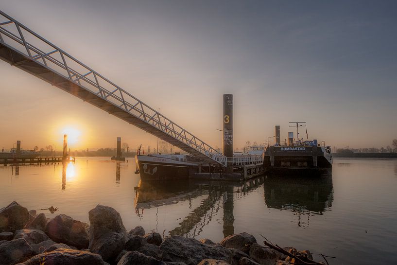 Overnachtingshaven zonsopkomst by Moetwil en van Dijk - Fotografie