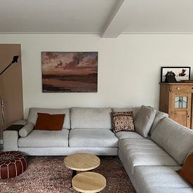 Customer photo: The Elbe in the Evening, Johan Christian Dahl, on ArtFrame