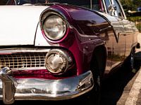 Spatbord van een oldtimer in Havana Cuba
