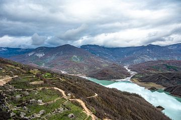 Bovilla lake and mountain by Werner Lerooy