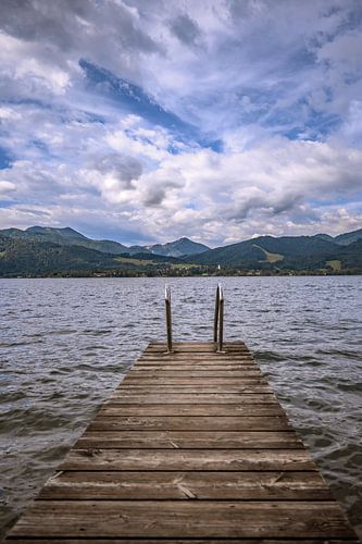 BAVARIA : DE VOETGANGERSBRUG - TEGERNSEE