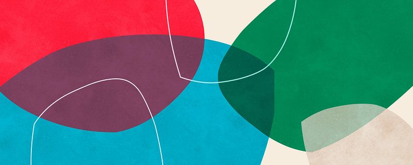 Bunte Striche 3 von Vitor Costa