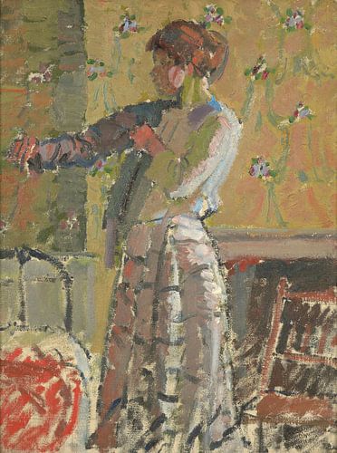 Meisjes dressing, Harold Gilman