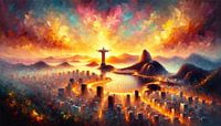 Rio de Janeiro: A play of colours in the sky