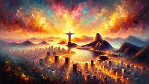 Rio de Janeiro: Farbenspiel am Himmel