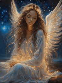 The thinking angel by Jolique Arte