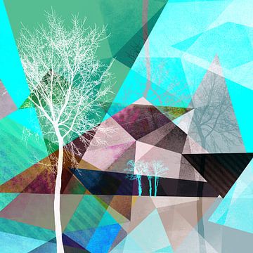P16 TREES AND TRIANGLES van Pia Schneider