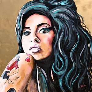 Der Soul "Amy", Pop Art, Amy Winehouse von Carolina Alonso