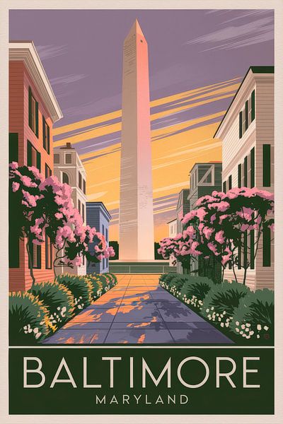 Baltimore, Maryland von Poster Art Shop