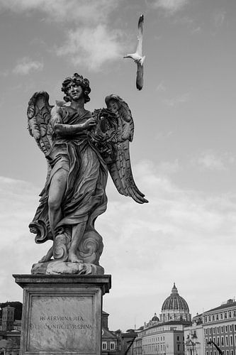 BNW Sculpture Ange sur le Ponte di Sant_Angelo Rome Italie 3