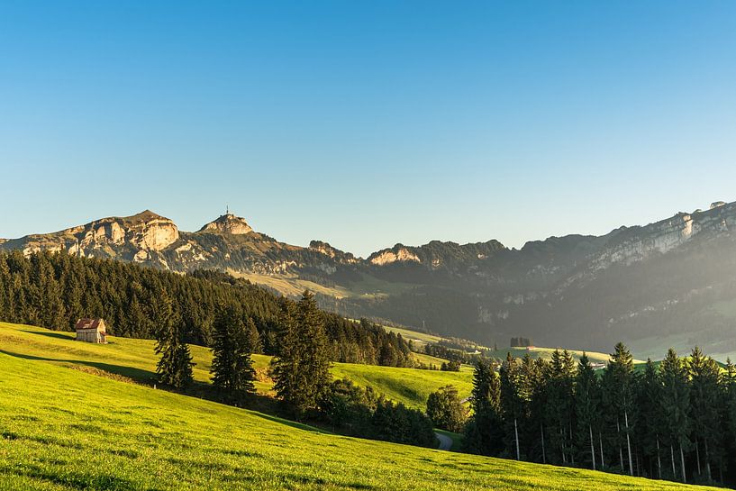 Appenzellerland, view of the Hoher Kasten by Conny Pokorny