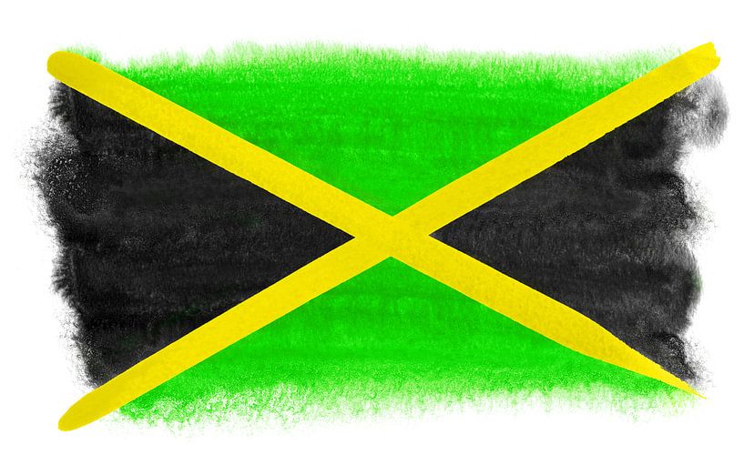 Symbolische Nationalflagge Jamaikas von Achim Prill