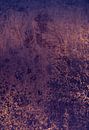 Minimalist abstract art in violet, rusty brown, purple pastel colors by Dina Dankers thumbnail
