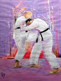 Karate - Hizageri sur Lucia Hoogervorst